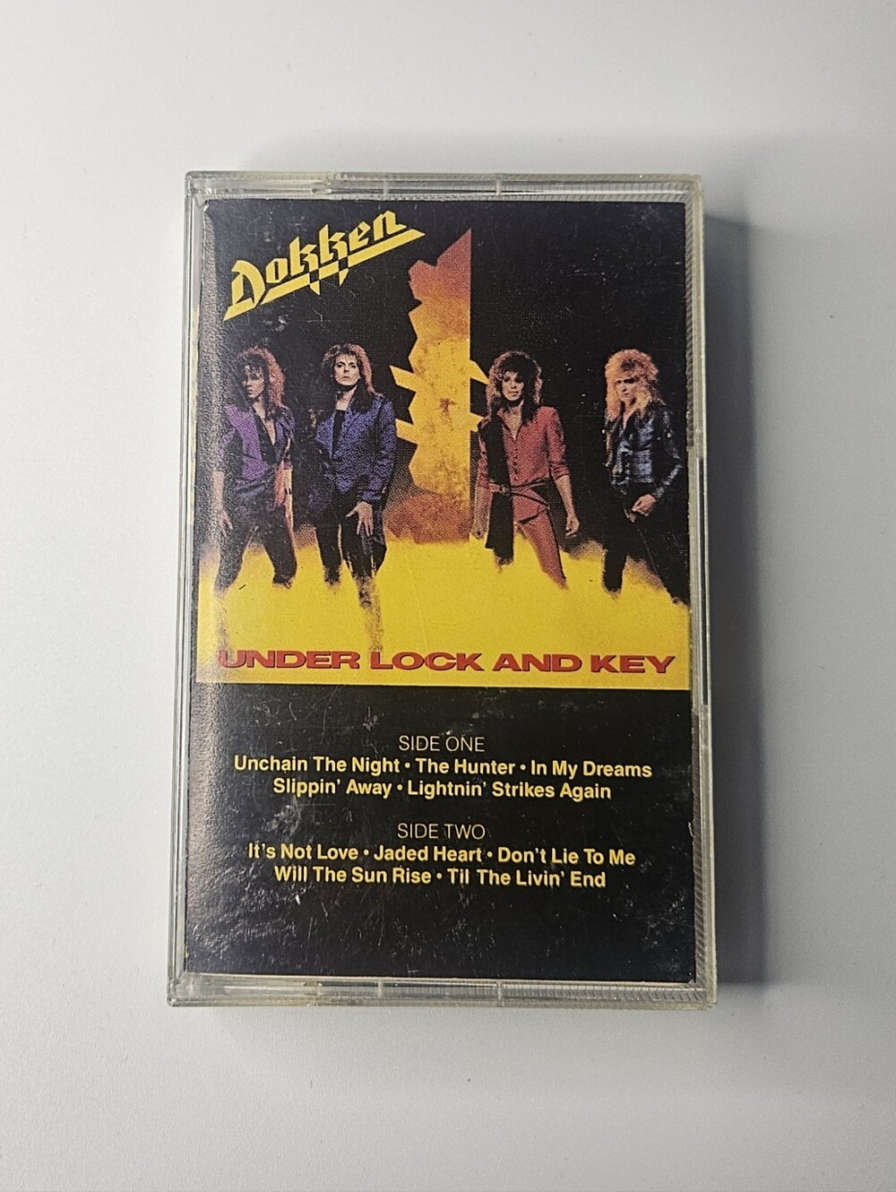 Dokken Under Lock and Key 1985 Rock Metal Album Cassette Tape